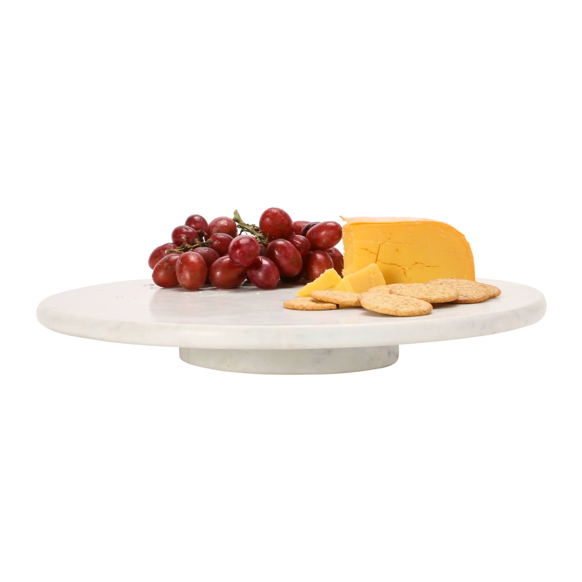 Hello Honey® 14" White Marble Lazy Susan